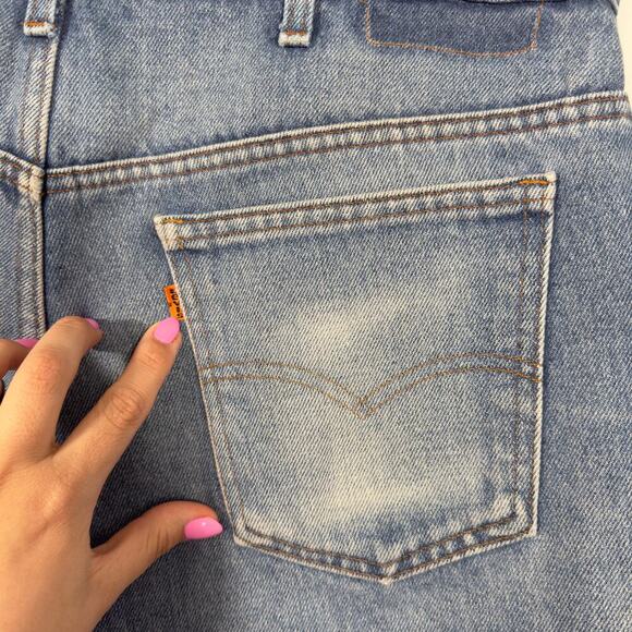 Vintage Levi’s 505 Orange Tab Talon 42 Zipper 1978‑83 USA 515 Rivet 36x34 - Picture 6 of 9